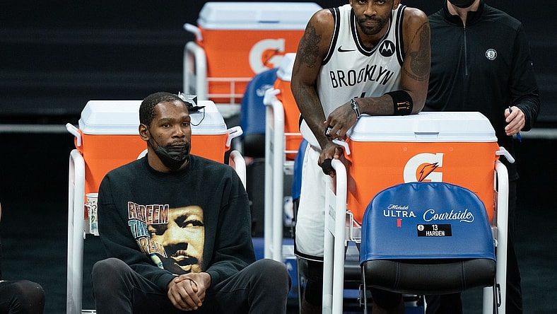 Kyrie Irving claims racism in Boston.