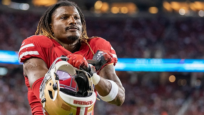 August 10, 2019; Santa Clara, CA, USA; San Francisco 49ers free safety Adrian Colbert (27) leaves the field during the third quarter against the Dallas Cowboys at Levi's Stadium. Mandatory Credit: Kyle Terada-USA TODAY Sports