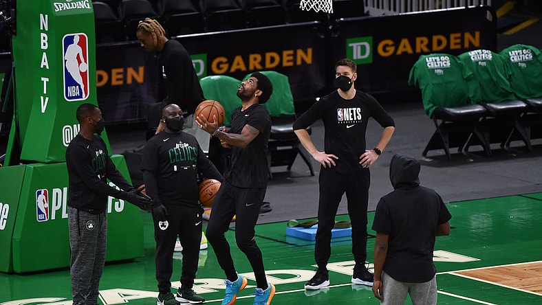 WATCH: Celtics fans welcome back Kyrie Irving with boos