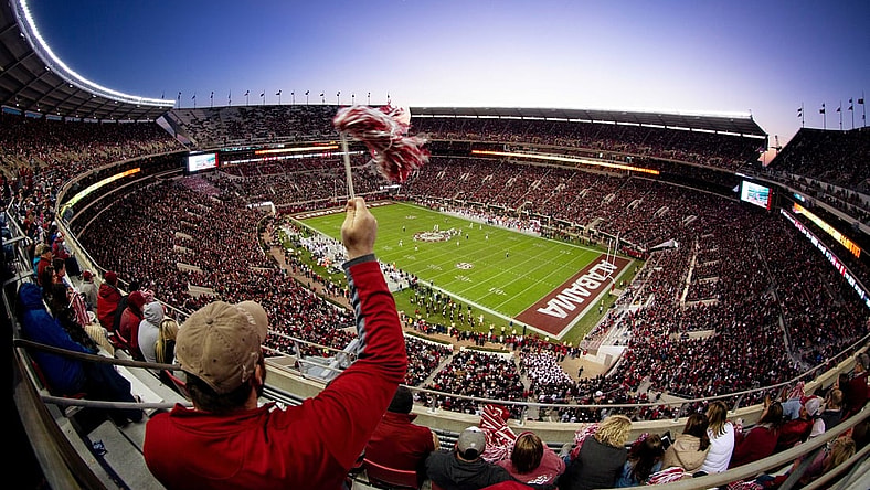 Nov 10, 2018; Tuscaloosa, AL, USA; A general view of  Bryant-Denny Stadium during the game against Mississippi State Bulldogs. Mandatory Credit: Marvin Gentry-USA TODAY Sports