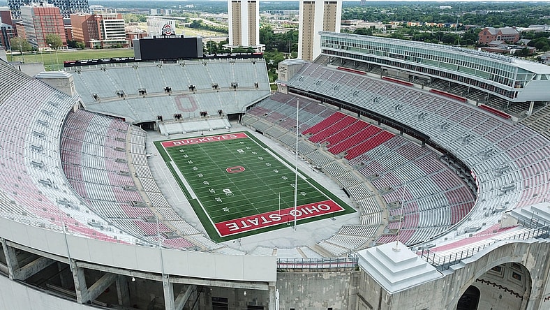 June 17, 2020; Columbus, OH, USA; Ohio Stadium, also known as the Horseshoe, the Shoe, and the House That Harley Built, is on the campus of The Ohio State University. Mandatory Credit: Doral Chenoweth/Columbus Dispatch via USA TODAY NETWORK