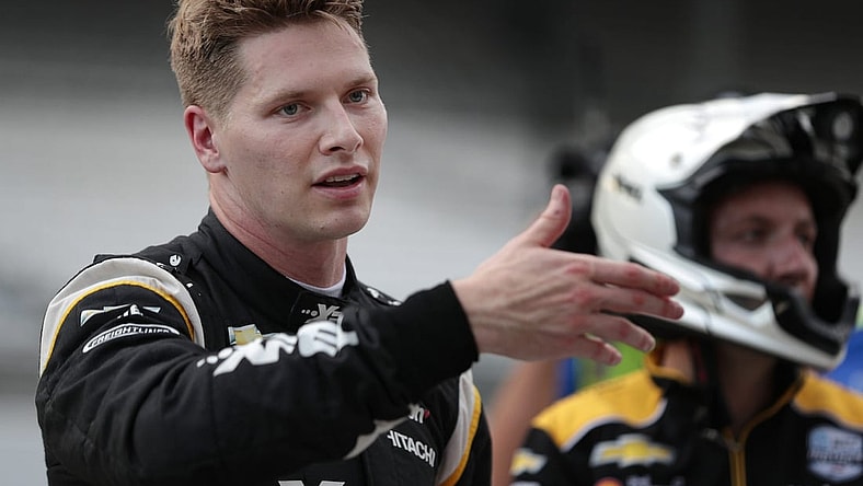 Team Penske driver Josef Newgarden (2) talks with the crew after IndyCar Grand Prix qualifications Friday, Aug. 13, 2021, at Indianapolis Motor Speedway.

Indycar Grand Prix Fast 12 Pole Position Qualifications At Indianapolis Motor Speedway Friday Aug 13 2021