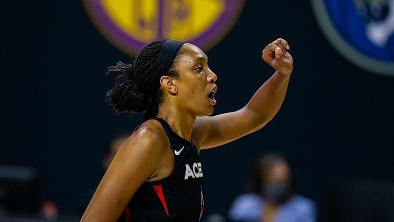 WATCH: Las Vegas Aces win second straight over Washington Mystics