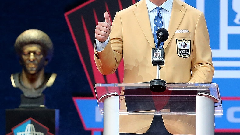 Peyton Manning was enshrined in the Pro Football Hall of Fame at Tom Benson Hall of Fame Stadium on Sunday, August 8, 2021. Manning was presented by father Archie Manning.

Enshrinement2021 9313