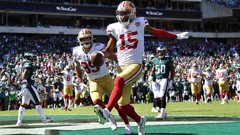 San Francisco 49ers wide receiver Jauan Jennings