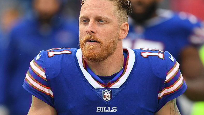 Oct 3, 2021; Orchard Park, New York, USA; Buffalo Bills wide receiver Cole Beasley (11) following the game against the Houston Texans at Highmark Stadium. Mandatory Credit: Rich Barnes-USA TODAY Sports