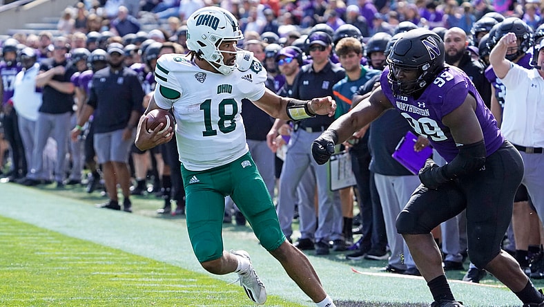 NCAA Football: Ohio at Northwestern