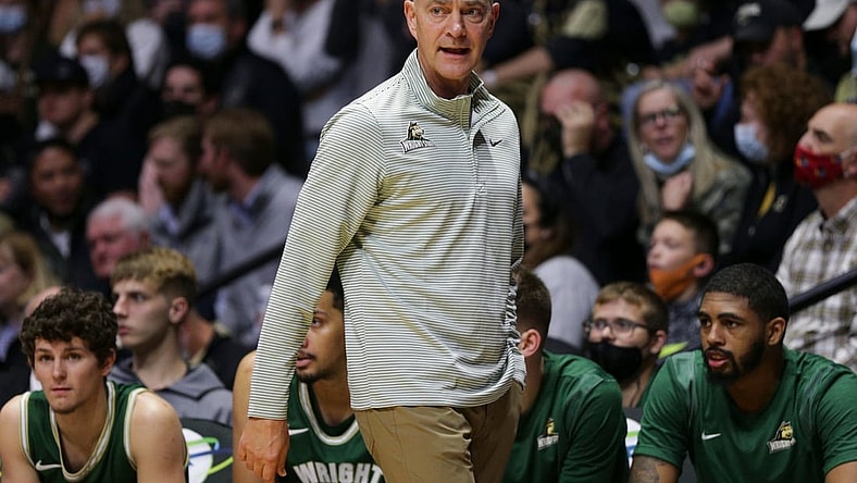 Wright State head coach Scott Nagy during the first half of an NCAA men's basketball game, Tuesday, Nov. 16, 2021 at Mackey Arena in West Lafayette.
Bkc Purdue Vs Wright State