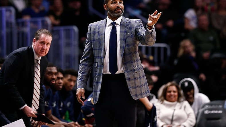 Dec 20, 2019; Denver, Colorado, USA; Minnesota Timberwolves assistant head coach David Vanterpool in the second quarter against the Denver Nuggets at the Pepsi Center. Mandatory Credit: Isaiah J. Downing-USA TODAY Sports