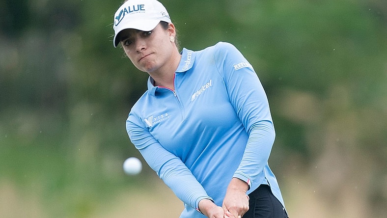 Gaby Lopez (MEX) takes a swing during the first round of the LPGA's CME Group Tour Championship, Thursday, Nov. 18, 2021, at Tibur  n Golf Club at the Ritz-Carlton Golf Resort in Naples, Fla.

LPGA's CME Group Tour Championship first round