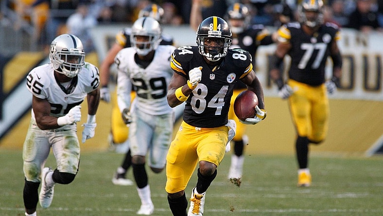 antonio brown raiders trade steelers