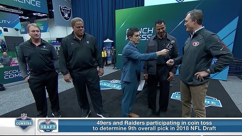 Oakland Raiders coin toss