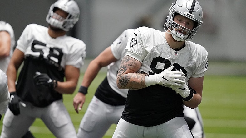 Maxx Crosby Las Vegas Raiders training camp Paul Guenther