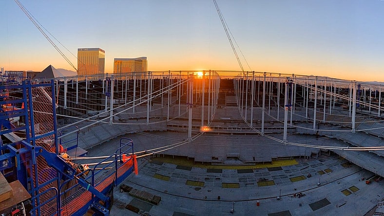 allegiant stadium roof las vegas raiders
