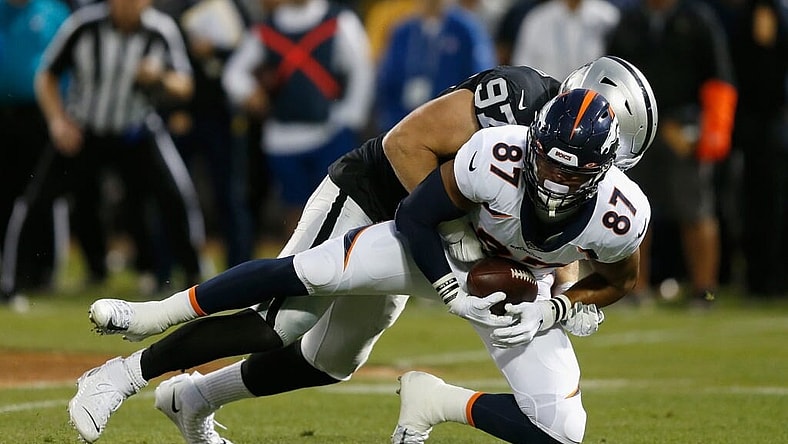 raiders vikings defense josh mauro