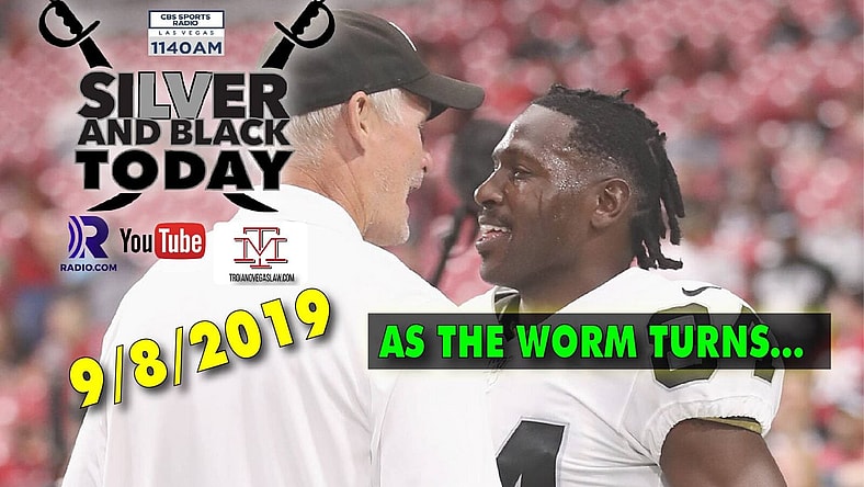 silver and black today radio show antonio brown raiders