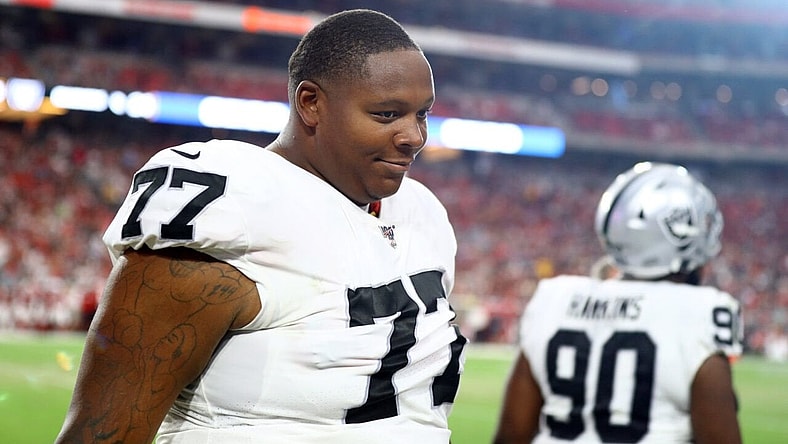 Trent Brown Trade Las Vegas Raiders New England Patriots