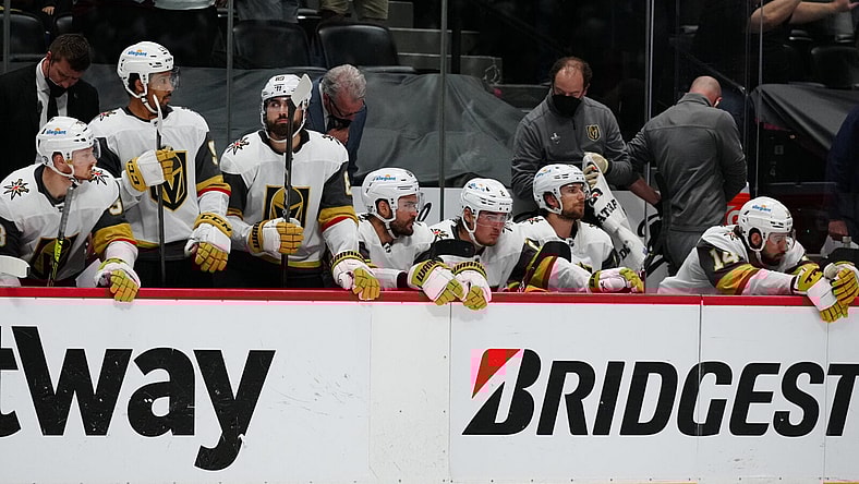 Vegas Golden Knights lose game 2 in ot