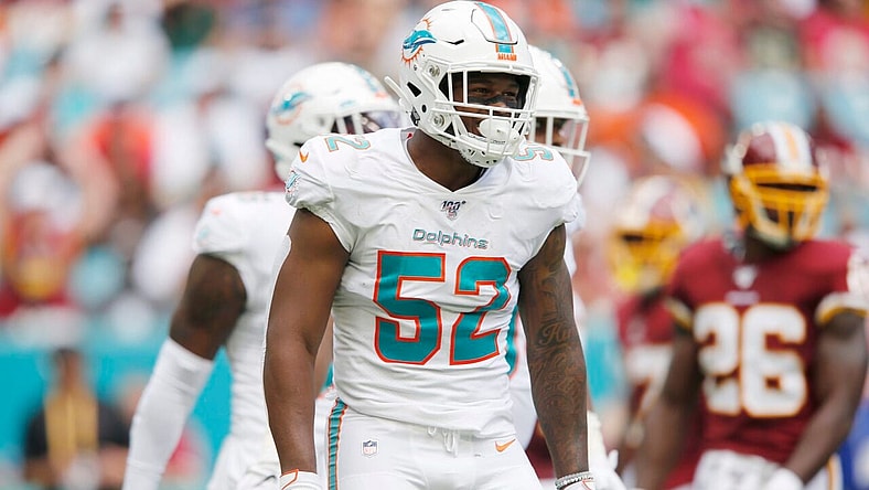 Raiders trade draft pick to dolphins Raekwon McMillan