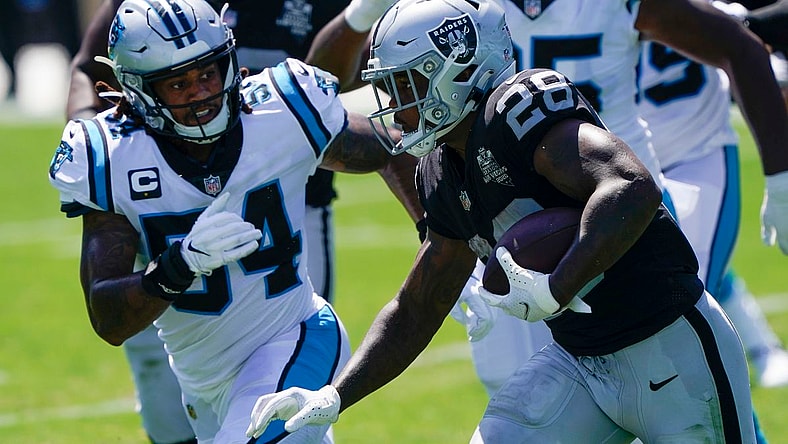 Raiders win Carolina Panthers