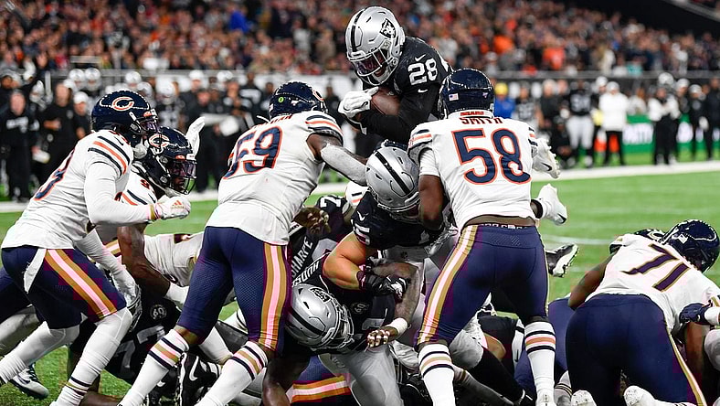 raiders bears josh jacobs london