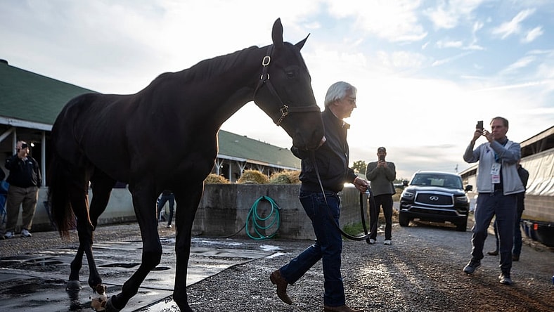 Bob Baffert shown with Medina Spirit following the Kentucky Derby in May.

Xxx Img Day After Kentucky D 1 1 5juvhcfq Jpg