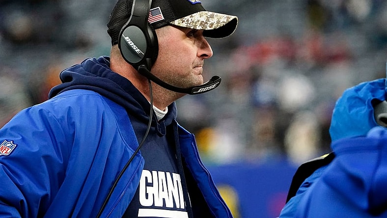 New York Giants head coach Joe Judge on the sideline in the second half. The Giants lose to Washington, 22-7, at MetLife Stadium on Sunday, Jan. 9, 2022.
Nyg Vs Was