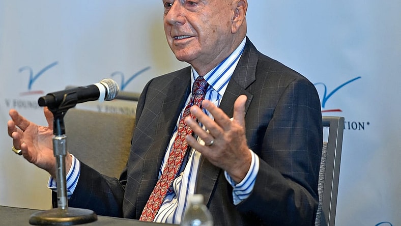 Dick Vitale asks for your support during the press conference at the 16th Annual Dick Vitale Gala held at the Ritz-Carlton, Sarasota, Friday evening May 7, 2021.

Flsar 050921 Sp Gala 01