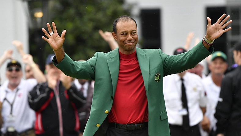 Tiger Woods celebrates with the green jacket after winning the 2019 Masters at Augusta National Golf Club.

ghows_gallery_ei-LK-200408240-ef111a71.jpg