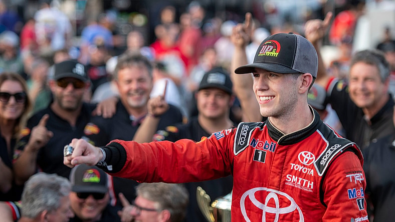Chandler Smith celebrates after winning the 54th annual Snowball Derby at Five Flags Speedway Sunday, December 5, 2021.

Snowball Derby 30
