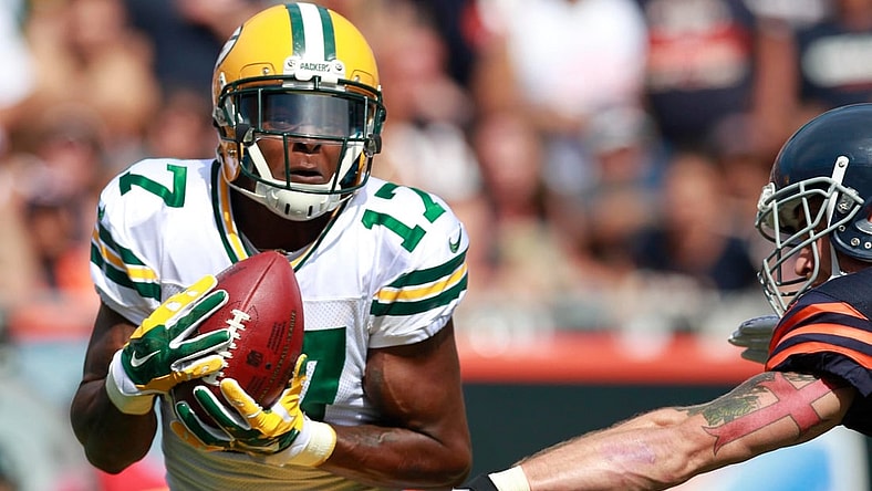 Green Bay Packers wide receiver Davante Adams (17) hauls in a touchdown pass that was call back due to a holding penalty  during the 3rd quarter of their 38-17 win Sunday, September 28, 2014 at Soldier Field in Chicago.

Mjs Packers29 10097 De Sisti Sisti
