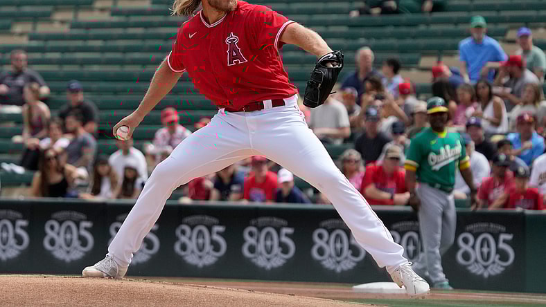 MLB: Spring Training-Oakland Athletics at Los Angeles Angels