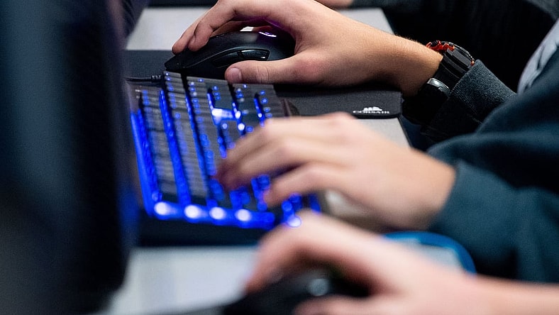 All esports players expertly move their mouses during the York County School of Technology esports practice, February 19, 2020.

Ydr Cc 3 10 20 York Tech Esports