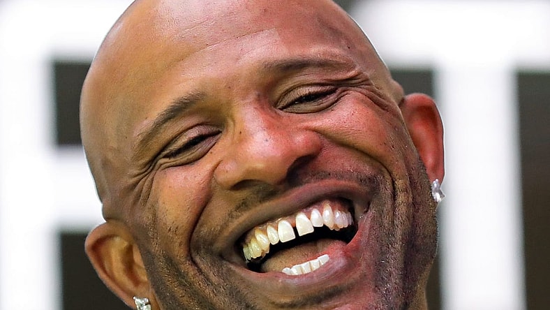 Former Cleveland Indians pitcher CC Sabathia laughs as he chats with guests before the 22nd Greater Cleveland Sports Awards at Rocket Mortgage FieldHouse on Wednesday.

Clesportsawards 13