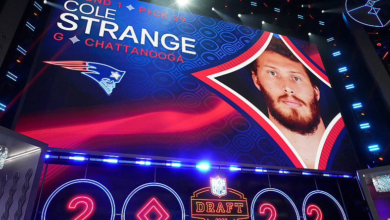 new england patriots, cole strange