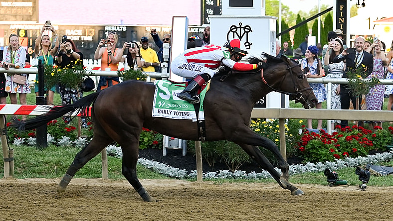 preakness stakes, early voting