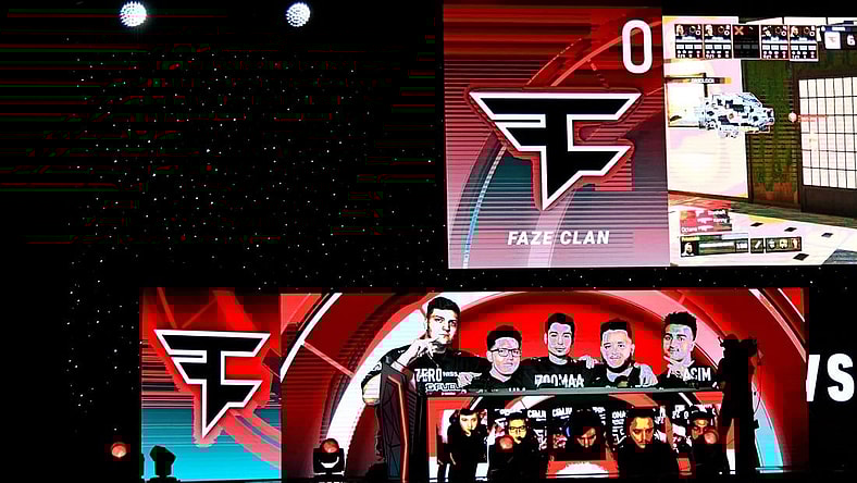 Jul 20, 2019; Miami Beach, FL, USA; Faze Clan plays against 100 Thieves during the Call of Duty League Finals e-sports event at Miami Beach Convention Center. Mandatory Credit: Jasen Vinlove-USA TODAY Sports