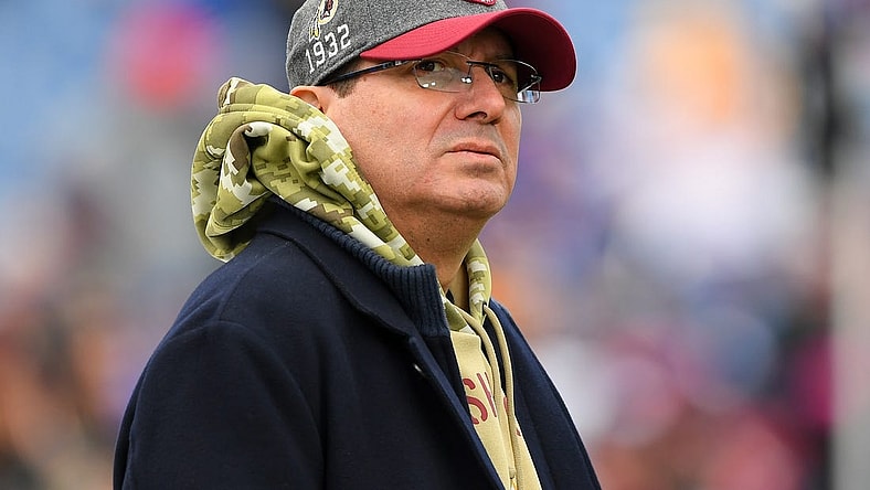 Nov 3, 2019; Orchard Park, NY, USA; Washington Redskins owner Dan Snyder looks on prior to the game against the Buffalo Bills at New Era Field. Mandatory Credit: Rich Barnes-USA TODAY Sports
