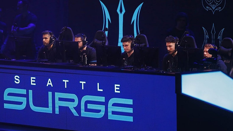 Jan 25, 2020; Minneapolis, Minnesota, USA; The Seattle Surge compete against Toronto Ultra during the Call of Duty League Launch Weekend at The Armory. Mandatory Credit: Bruce Kluckhohn-USA TODAY Sports