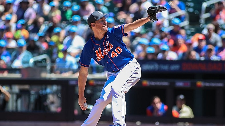 Jun 19, 2022; New York City, New York, USA;  New York Mets starting pitcher Chris Bassitt (40) at Citi Field. Mandatory Credit: Wendell Cruz-USA TODAY Sports