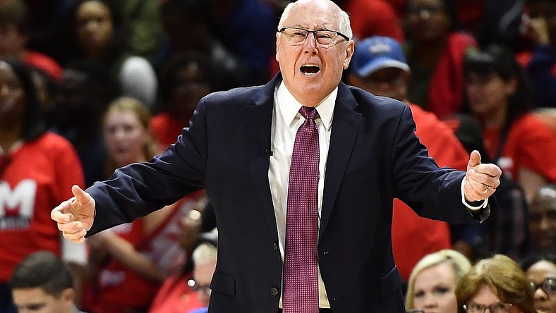 Oct 10, 2019; Washington, DC, USA; Washington Mystics head coach Mike Thibault on the sidelines against the Connecticut Sun during the fourth quarter in game five of the 2019 WNBA Finals at Entertainment and Sports Ar. Mandatory Credit: Brad Mills-USA TODAY Sports