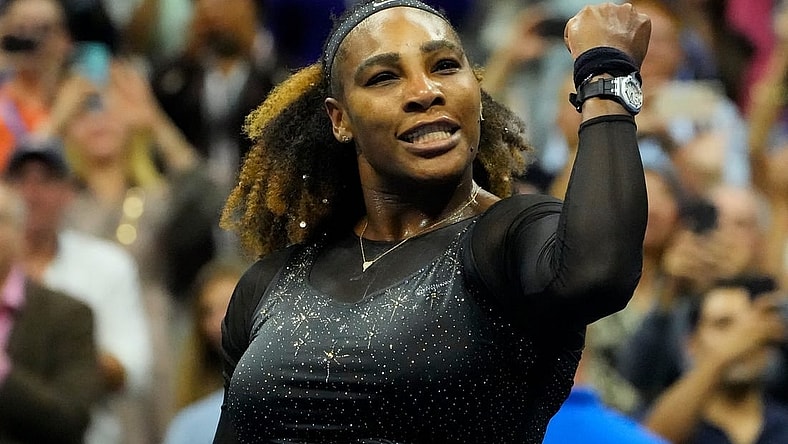 Aug 31, 2022; Flushing, NY, USA;   Serena Williams of the USA after beating Anett Kontaveit of Estonia on day three of the 2022 U.S. Open tennis tournament at USTA Billie Jean King National Tennis Center. Mandatory Credit: Robert Deutsch-USA TODAY Sports