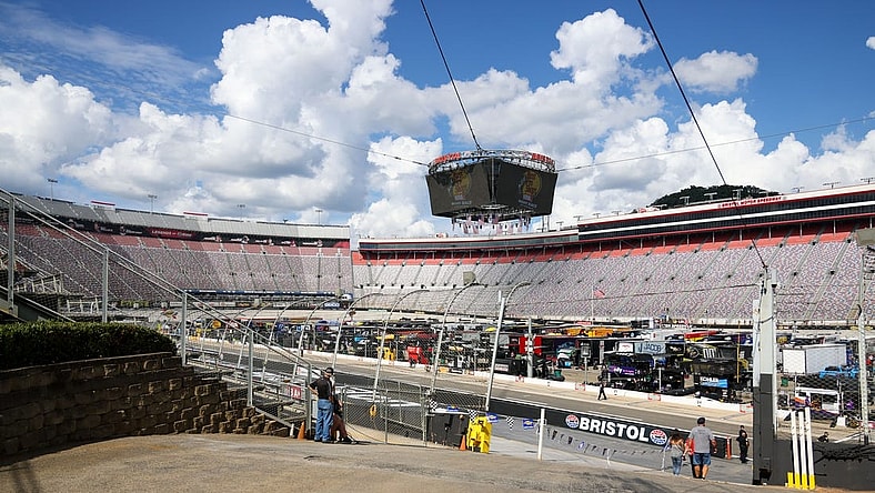 Sep 18, 2021; Bristol, Tennessee, USA; A general view before the NASCAR Cup Series race at Bristol Motor Speedway. Mandatory Credit: Randy Sartin-USA TODAY Sports