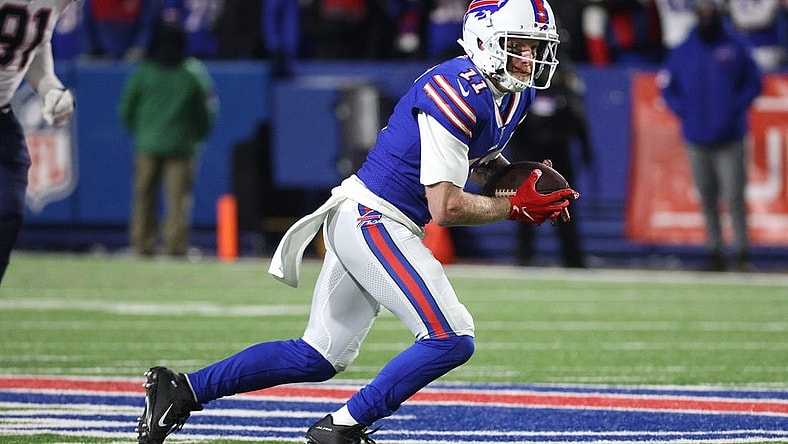 Bills receiver Cole Beasley  gains yardage after a catch.