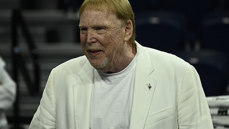 Jul 26, 2022; Chicago, IL, USA;  Las Vegas Aces owner Mark Davis  before the team's game against the Chicago Sky during the Commissioners Cup-Championships at Wintrust Arena. Mandatory Credit: Matt Marton-USA TODAY Sports