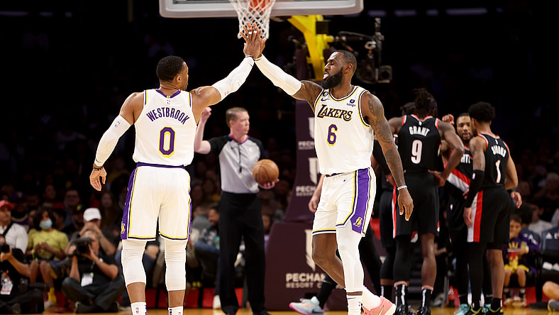 NBA: Portland Trail Blazers at Los Angeles Lakers