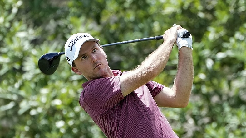 Aug 11, 2022; Memphis, Tennessee, USA; Russell Henley watches his tee shot during the first round of the FedEx St. Jude Championship golf tournament at TPC Southwind. Mandatory Credit: David Yeazell-USA TODAY Sports