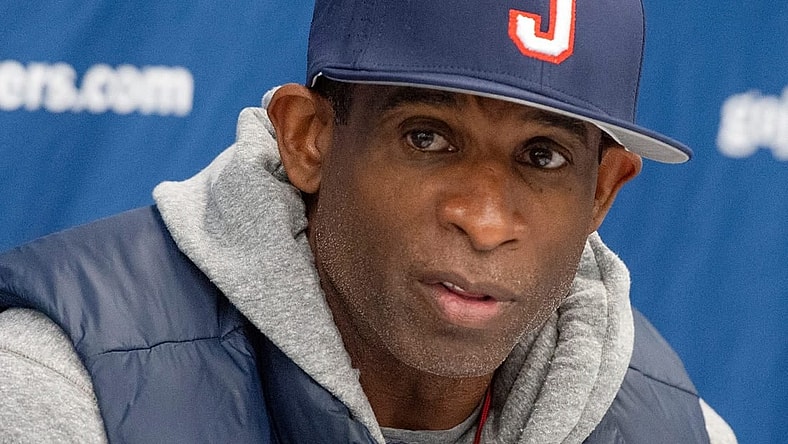 Coach Deion Sanders talks about the Southern game and what lies ahead for the Tigers during a news conference at Jackson State University in Jackson on Tuesday, Nov. 1, 2022.

Tcl Deion Sanders