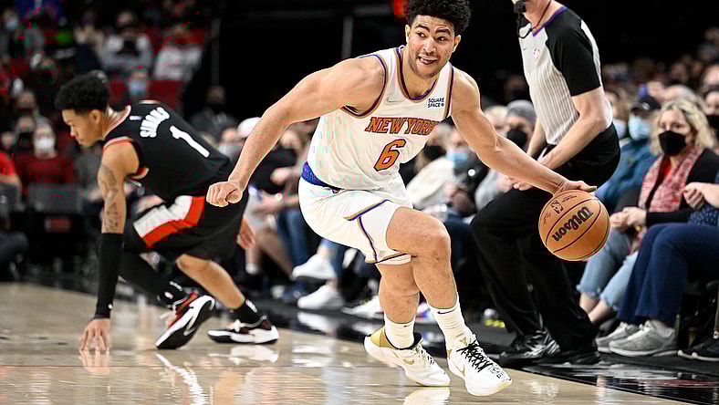 NBA: New York Knicks at Portland Trail Blazers