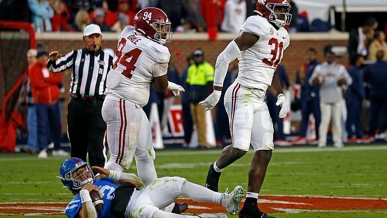 NCAA Football: Alabama at Mississippi